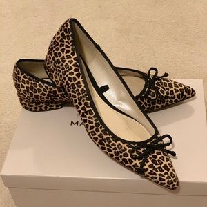 Leopard print flats